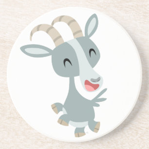 Posavasos De Arenisca Monstruo de cabra de Personalizado cutáneo