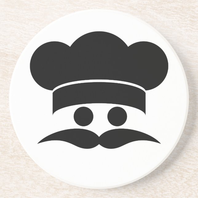 Posavasos De Arenisca Monstruo de CHEF (Frente)