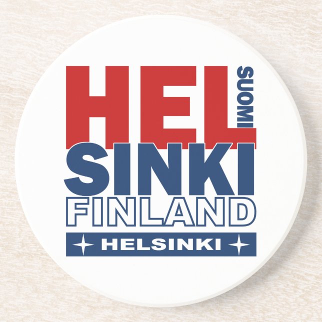 Posavasos De Arenisca Monstruo de Helsinki (Frente)