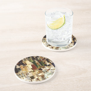 Posavasos De Arenisca Monstruo de Liquor
