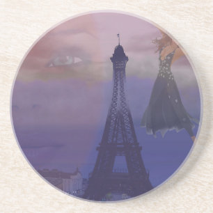 Posavasos De Arenisca Monstruo de Sueños de París
