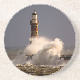 Posavasos De Arenisca Monstruo del faro Roker