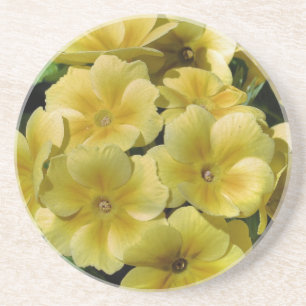 Posavasos De Arenisca Monstruo floral de rosa amarilla