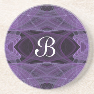 Posavasos De Arenisca Monstruo Fractal Misc Series-25-Lavender - 1 de