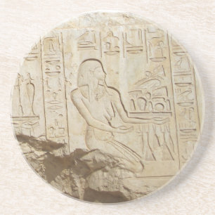 Posavasos De Arenisca Monstruo jeroglífico de Egipto