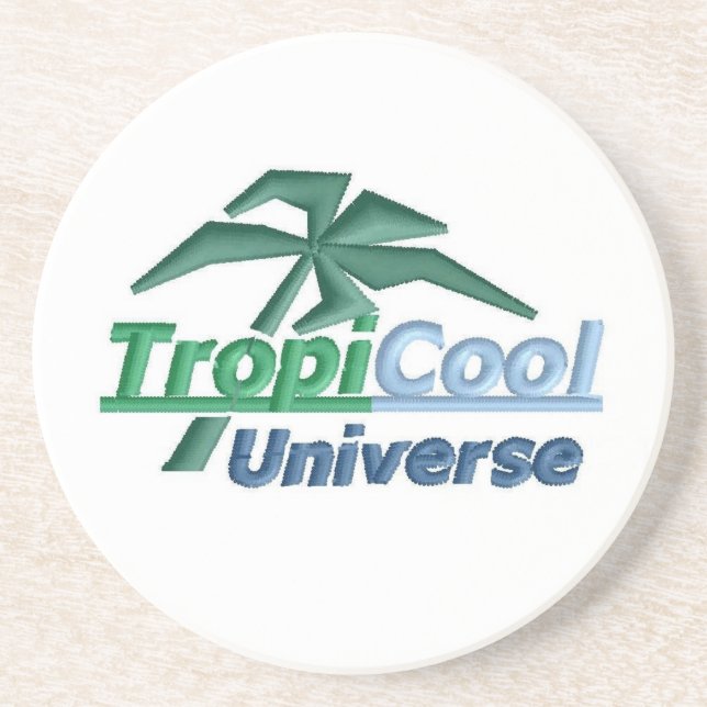 Posavasos De Arenisca Monstruo TCU (blanco) (Frente)