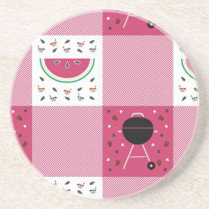 Posavasos De Arenisca Montaña de arena picnic de verano