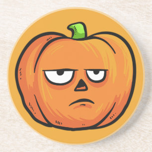 Posavasos De Arenisca Montaña de arenisca de las calabazas de Halloween