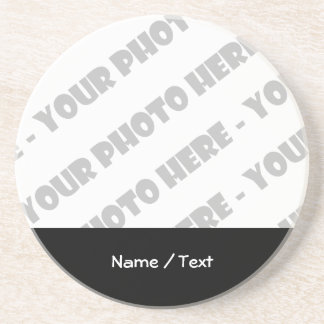 Posavasos De Arenisca Montaña de bebidas fotográficas y de texto - Crea 