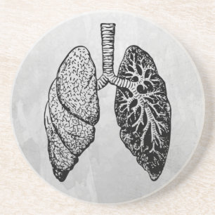 Posavasos De Arenisca montaña rusa de dos pulmones