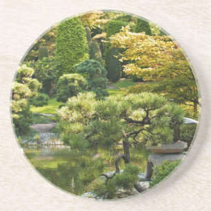 Posavasos De Arenisca Montaña Rusa del Jardín Japonés