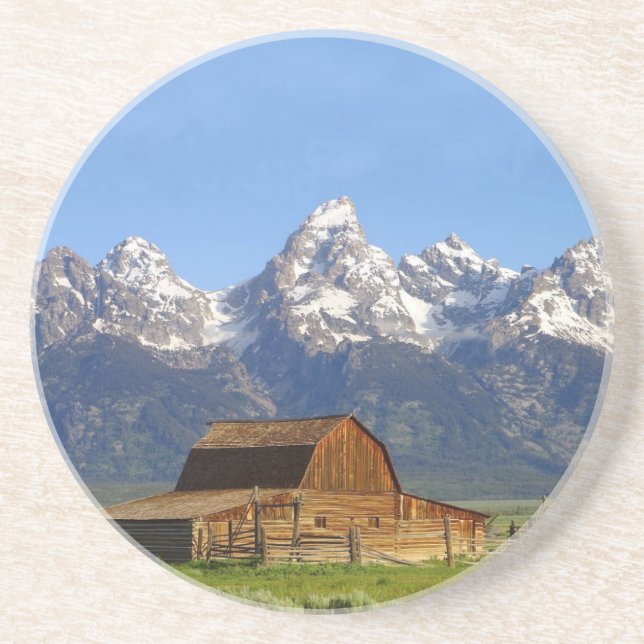 Posavasos De Arenisca Montañas del Gran Tetón (Frente)