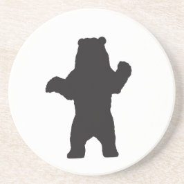 Posavasos De Arenisca Montura de oso negro