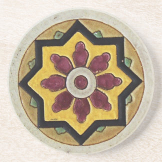 Posavasos De Arenisca Mosaico de época