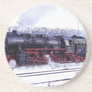 Posavasos De Arenisca motor de la estación de la locomotora ferroviaria