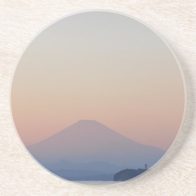 Posavasos De Arenisca Mt Fuji Sunset (Frente)