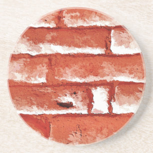 POSAVASOS DE ARENISCA MURO DE LADRILLO