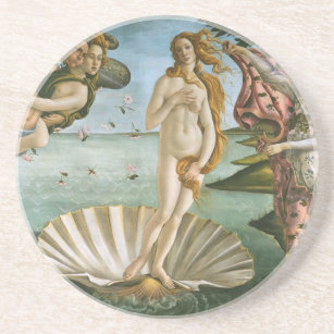 Posavasos De Arenisca Nacimiento de Venus Renaissance Fine Vintage