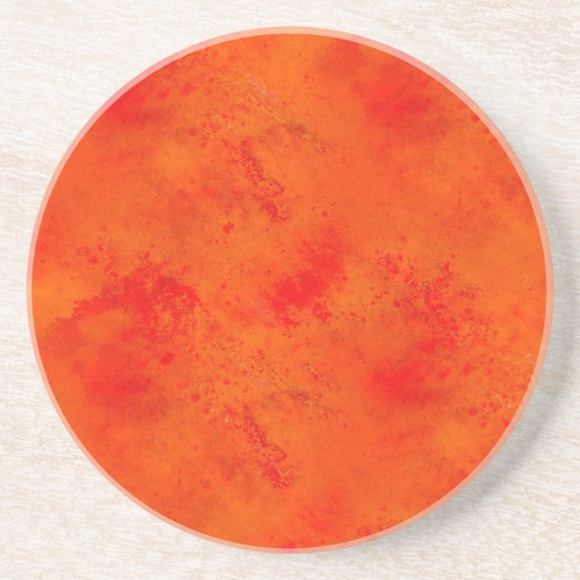 Posavasos De Arenisca Naranja inconsútil del extracto del fondo de la (Frente)