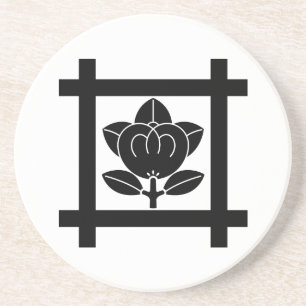 Posavasos De Arenisca Naranja mandarín de la secta Nichiren
