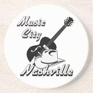 Posavasos De Arenisca Nashville. Ciudad de la música