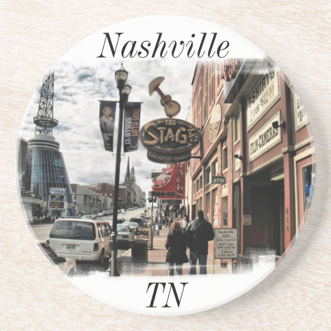 Posavasos De Arenisca "Nashville, TN " (Frente)