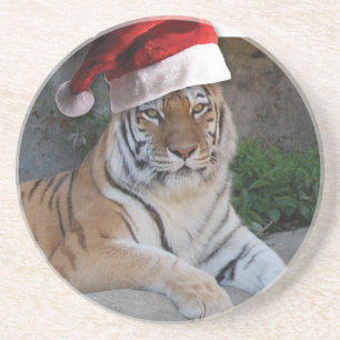 Posavasos De Arenisca Navidades Bengal Tiger