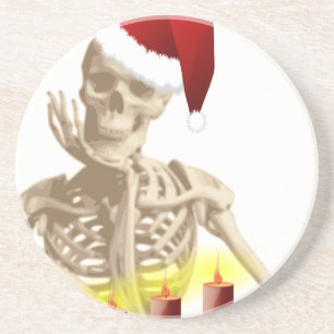 Posavasos De Arenisca navidades de cráneo