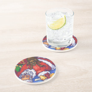 Posavasos De Arenisca Navidades Wish