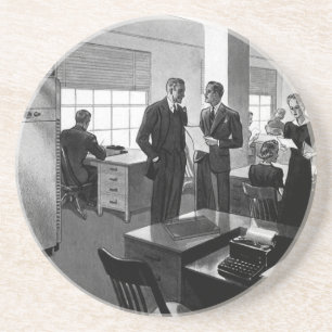 Posavasos De Arenisca Negocio Antiguo, Oficinas Ejecutivas de Empresario