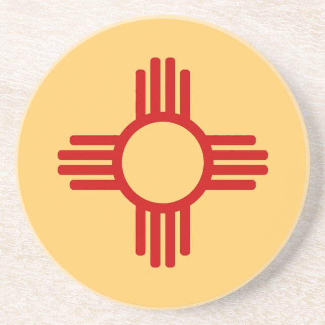 Posavasos De Arenisca New México Zia (Frente)
