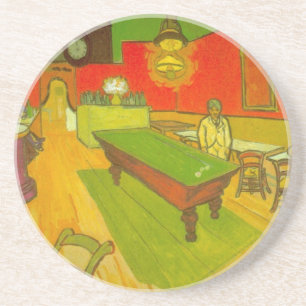 Posavasos De Arenisca Night Cafe by Vincent van Gogh