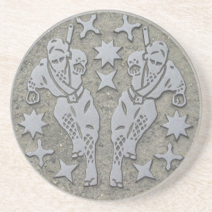 Posavasos De Arenisca Ninja Manhole