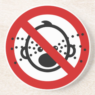 Posavasos De Arenisca NO HAY Bebés Llorando ⚠ Rótulo del aeropuerto tail