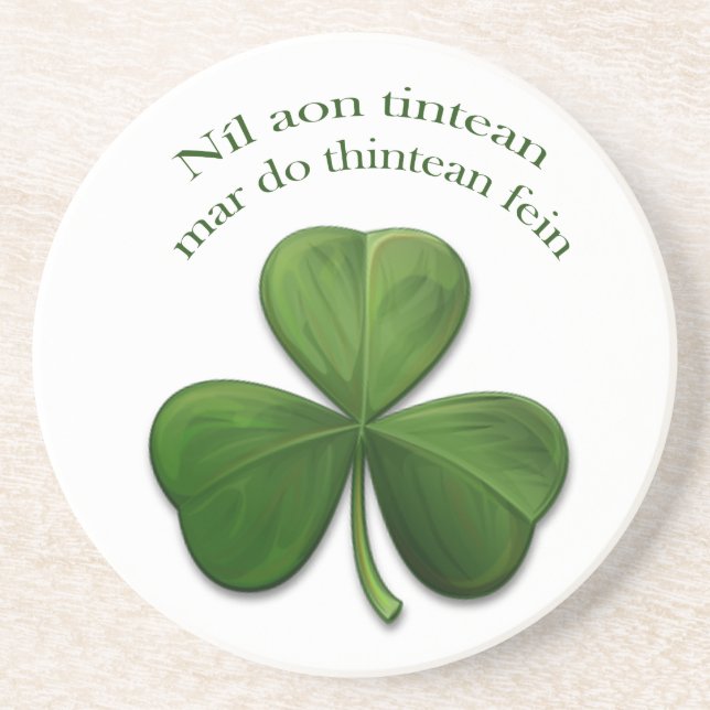 Posavasos De Arenisca No hay lugar como casa (Frente)