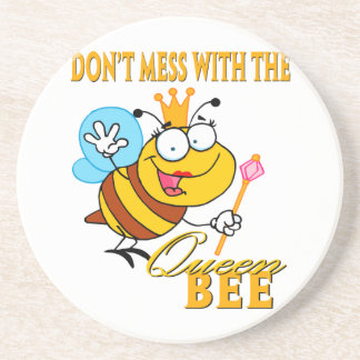 Posavasos De Arenisca no se metan con la abeja reina