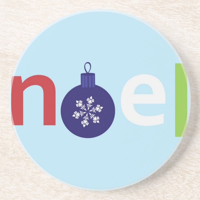 Posavasos De Arenisca Noel (Frente)