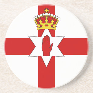 Posavasos De Arenisca Norther Ireland ulster flag
