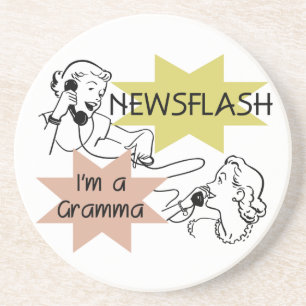 Posavasos De Arenisca Noticia de última hora soy camisetas y regalos de