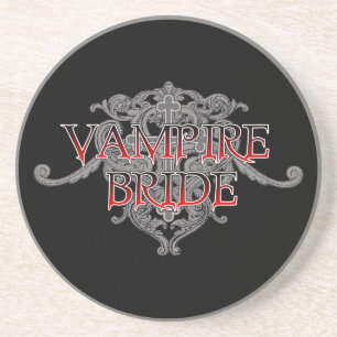 Posavasos De Arenisca Novia Vampiro