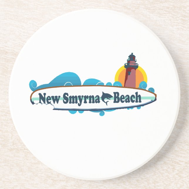 Posavasos De Arenisca Nueva playa de Smyrna (Frente)