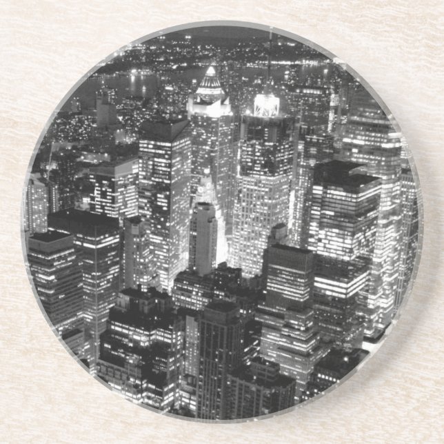 Posavasos De Arenisca Nueva York de Manhattan (Frente)