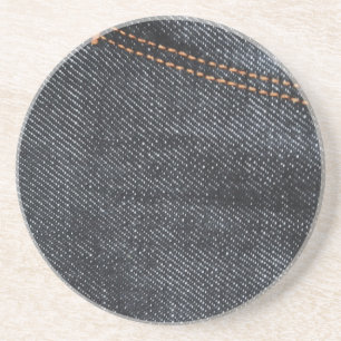 Posavasos De Arenisca Nuevos Jeans Azules