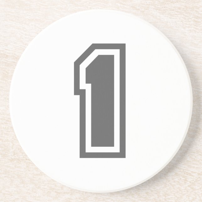 Posavasos De Arenisca Número 1 (Frente)