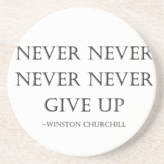 Posavasos De Arenisca Nunca dé para arriba