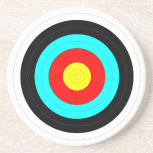 Posavasos De Arenisca Objetivo del Arco de Bullseye