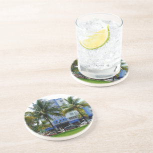 Posavasos De Arenisca Ocean Drive