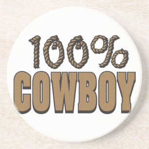 Posavasos De Arenisca Oeste Cowboy Cowgirl Caballos de Rodeo