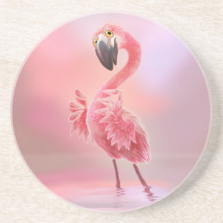 Posavasos De Arenisca ¡Oh Sí Flamingo!
