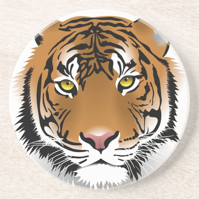 Posavasos De Arenisca Ojos de tigre (Frente)
